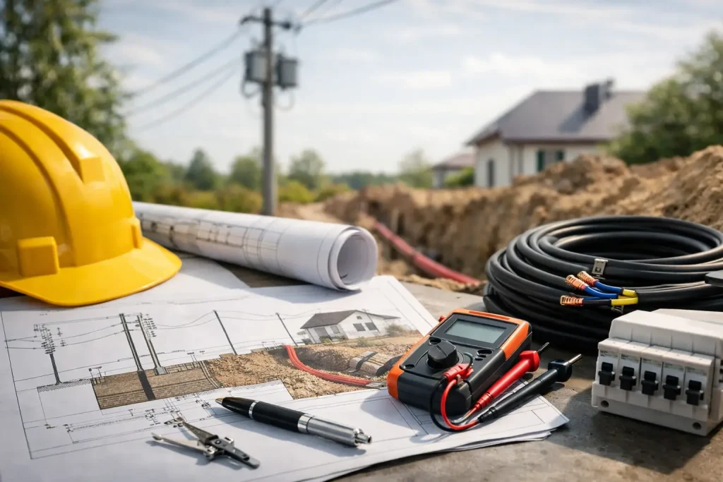 Čo obsahuje projekt elektrickej prípojky