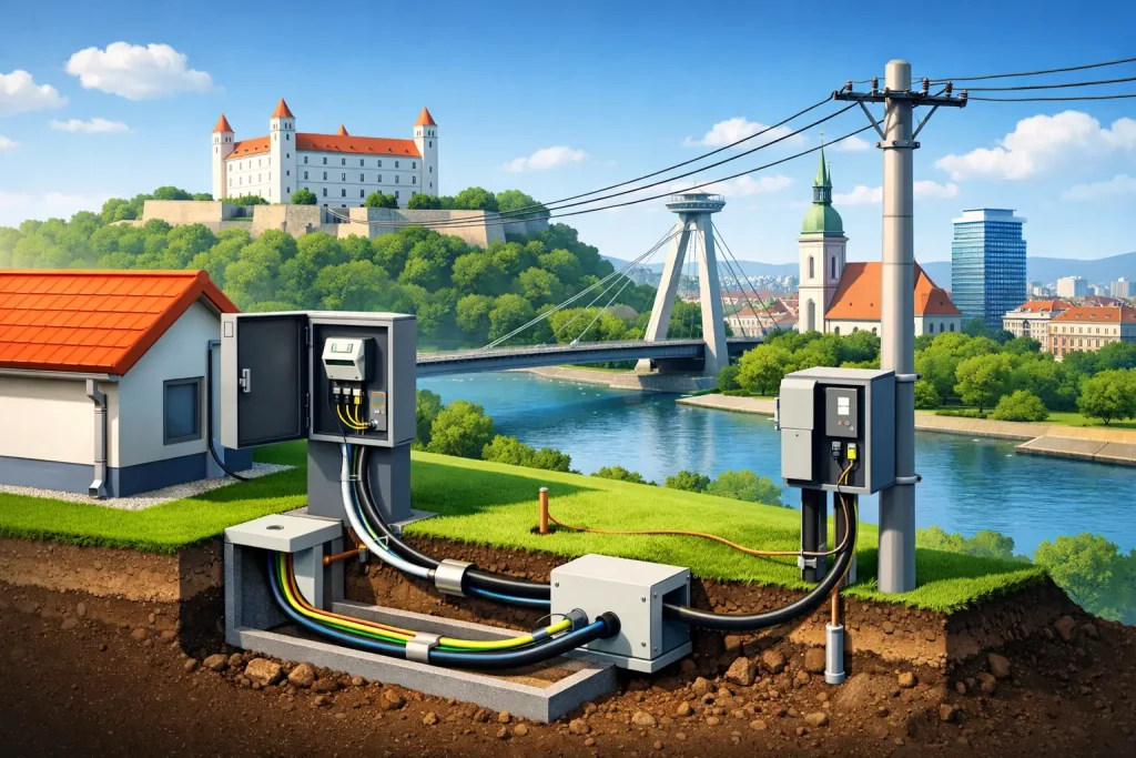Elektrická prípojka Bratislava bez zbytočných chýb