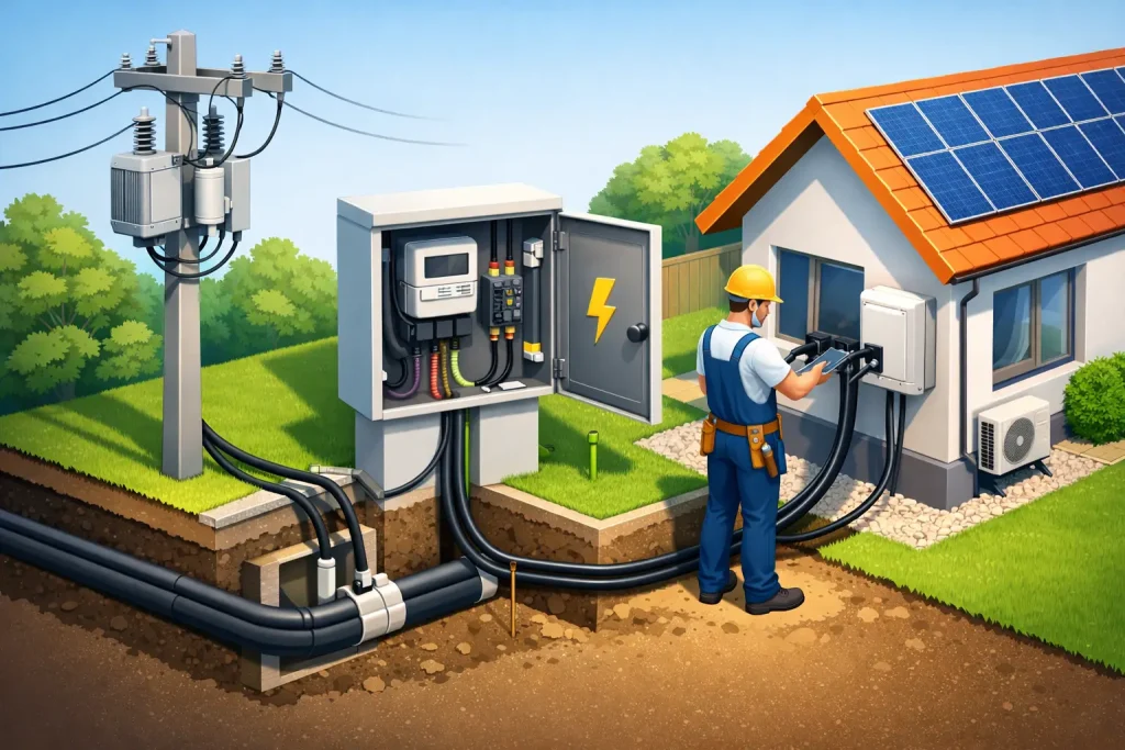 Elektrická prípojka na kľúč bez komplikácií
