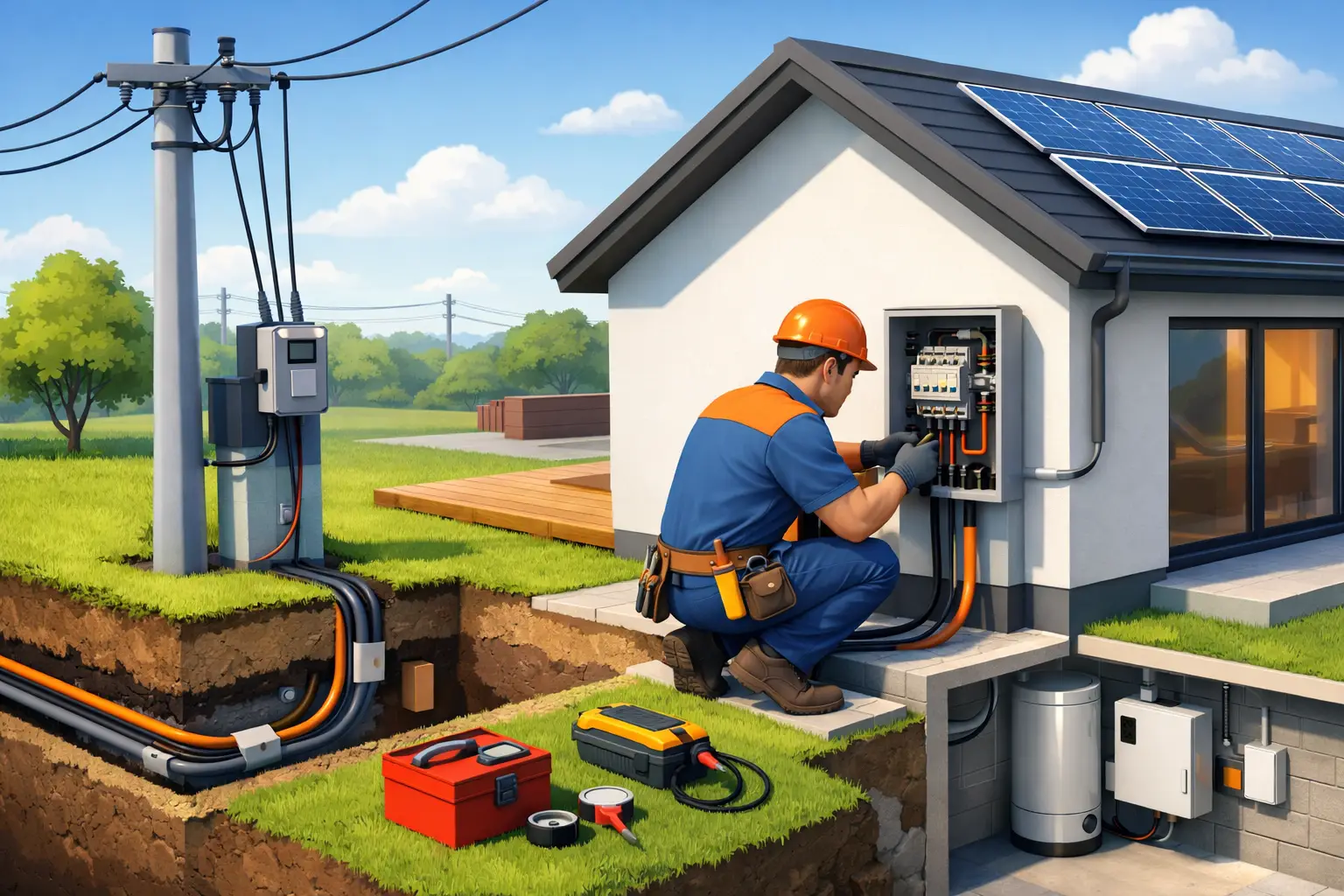 Sprievodca elektrickou prípojkou domu v praxi